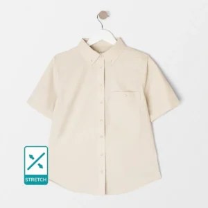 Adult/Network Short Sleeve Uniform Blouse with Stretch